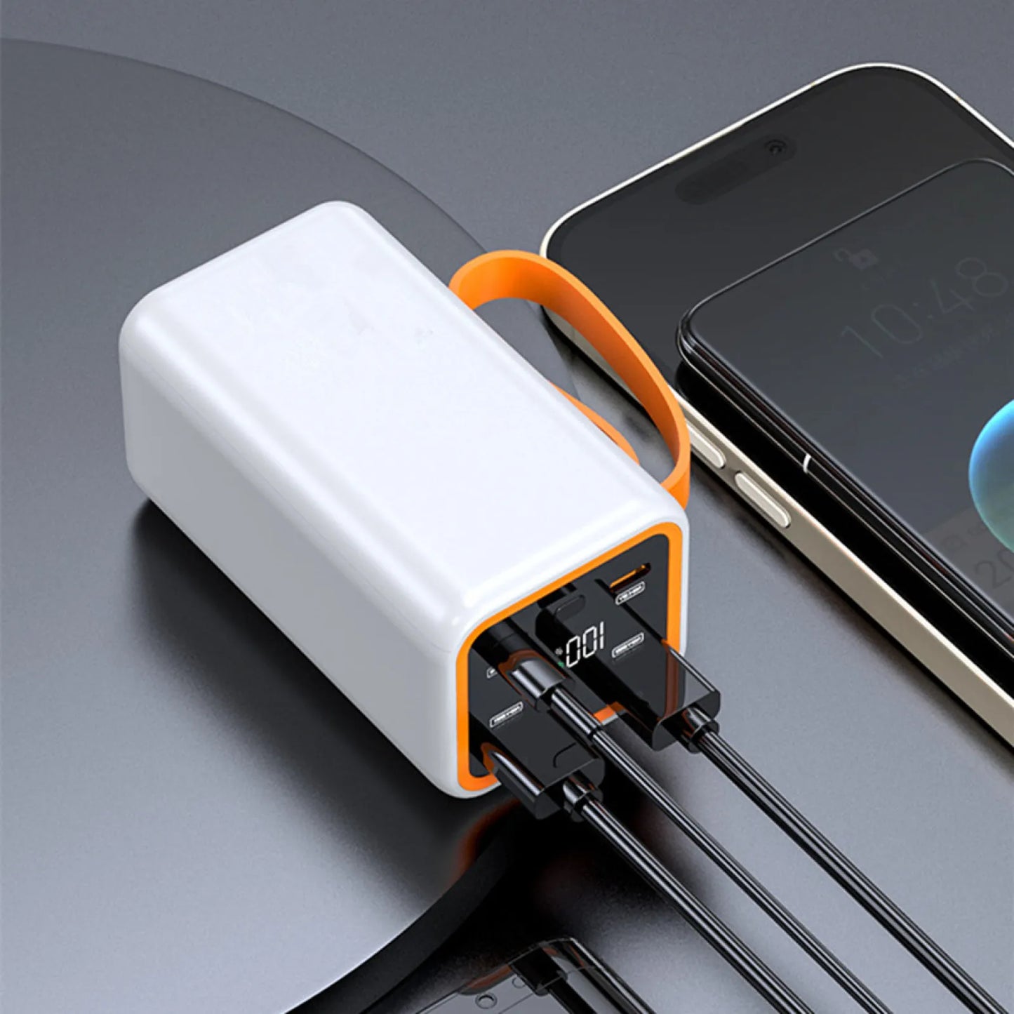 4 Slots 21700 Battery Power Bank Case Fast Charge For Mobile Phone Charging Soldering DIY Battery Storage Boxes With LCD Display